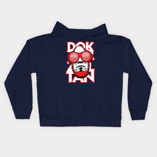 Dr. Zoltan DOKTOR Head Logo Kids Hoodie by CarlKingdom